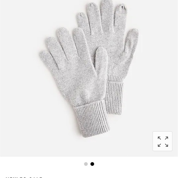 J. Crew Accessories - Cashmere touch-screen gloves
Item BM740 J Crew Heather Gray NWT